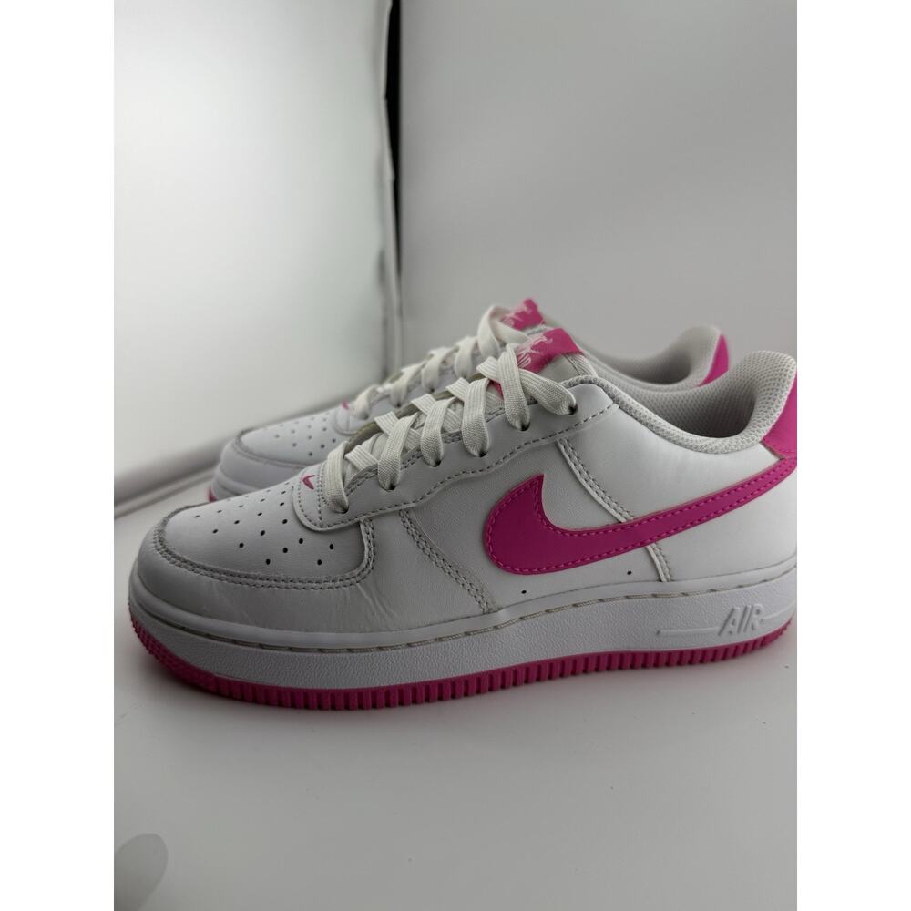Nike Air Force 1 Fuchsia Pink/White Athletic Shoes Sz 4y Women’s 5.5